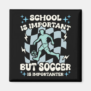 Schule ist wichtig Fußball ist noch wichtiger Jung Magnet