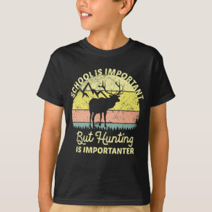 Schule ist wichtig, um den Sonnenuntergang des Hir T-Shirt