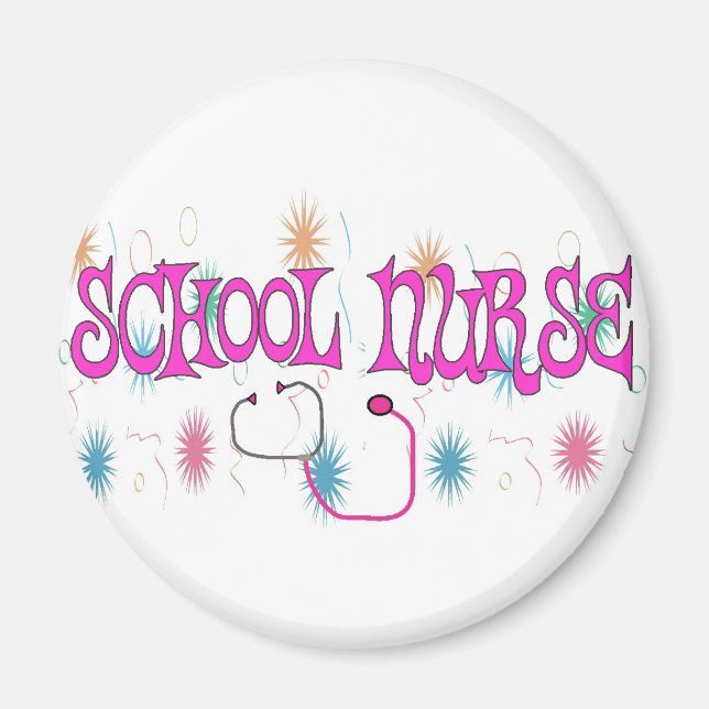 SCHULE KRANKENKASSE Einzigartige Geschenke Magnet (Vorne)