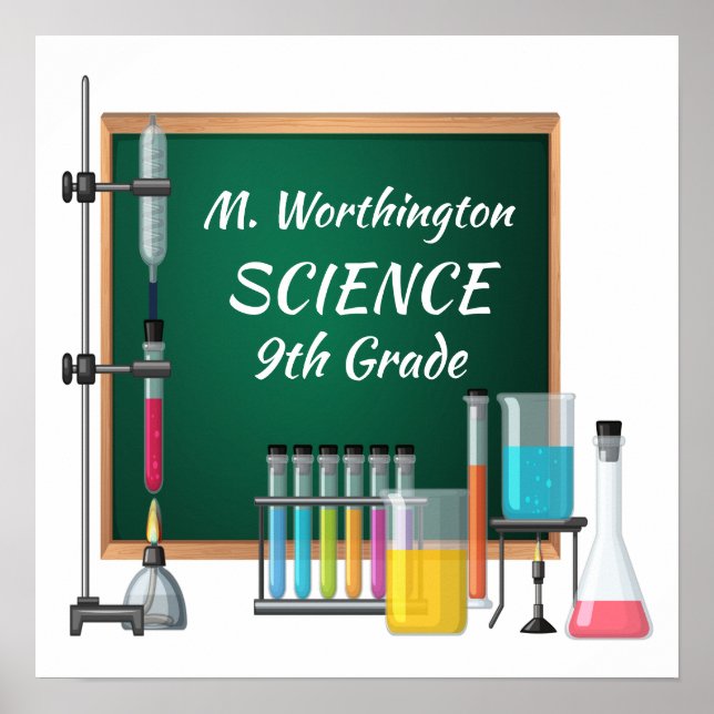 Schule / Lehrer / Klassenposter Poster (Vorne)