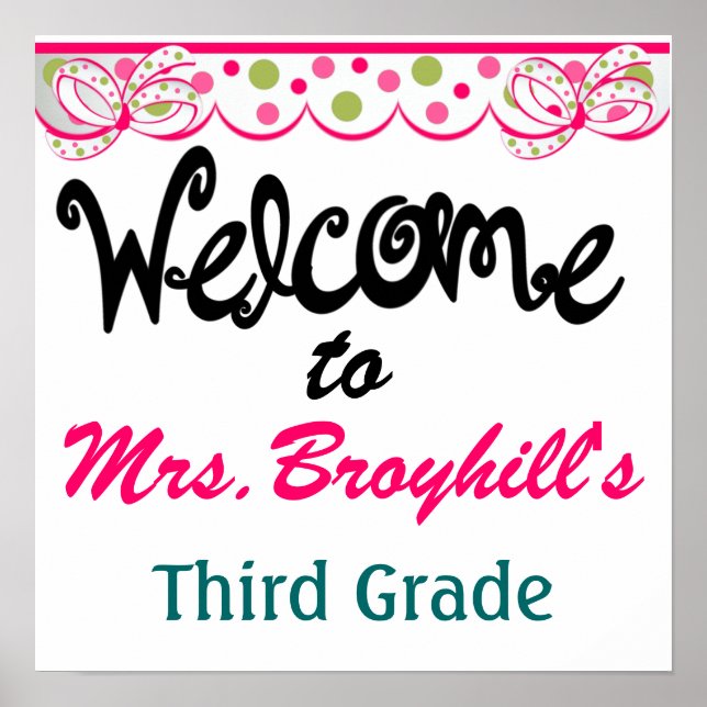 Schule - Lehrerstuhl Willkommen - SRF Poster (Vorne)