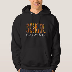Schule Leopard Squad Niedlich Herbst Dank Hoodie