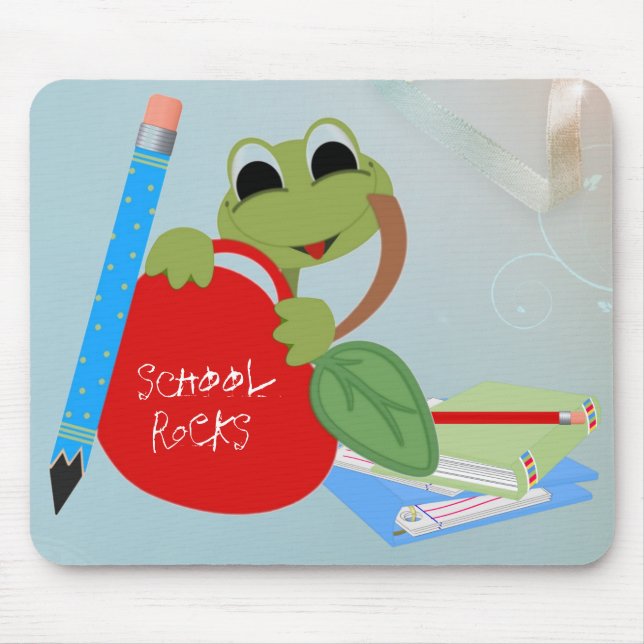 Schule Rocks Mouse Pad Mousepad (Vorne)