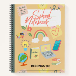 SCHULE (SPIRALE) NOTEBOOK NOTIZBUCH