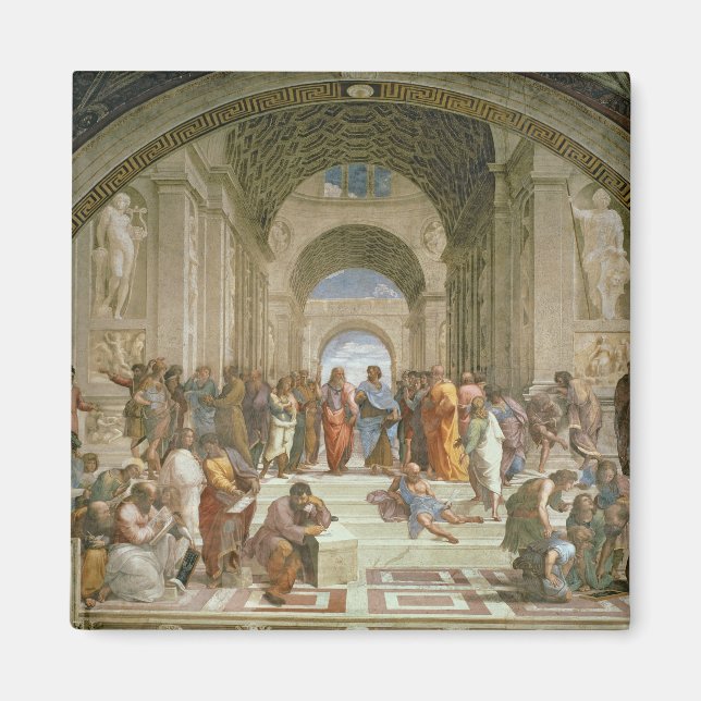Schule von Athen, aus der Stanza della Magnet (Vorne)
