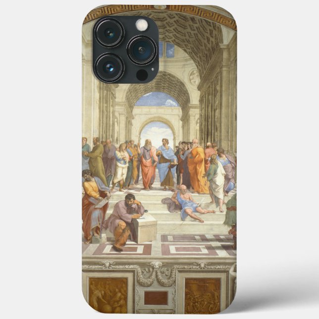 Schule von Athen Case-Mate iPhone Hülle (Rückseite)