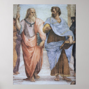 Schule von Athen (Detail - Plato u. Aristoteles) Poster