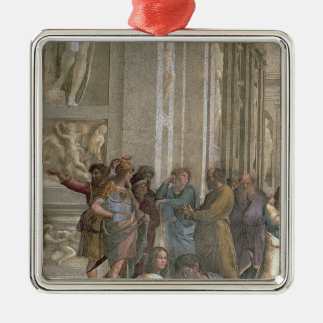 Schule von Athen, vom Stanze della Ornament Aus Metall (Vorne)