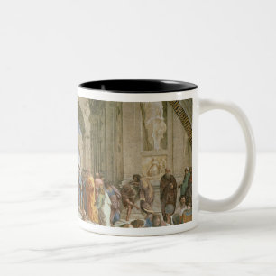 Schule von Athen, vom Stanze della Zweifarbige Tasse