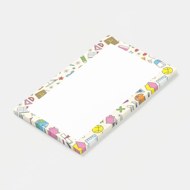 Schulelemente Post-it Klebezettel (angewinkelt)