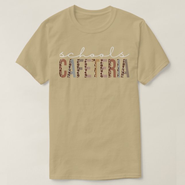 Schulen Cafeteria Leopard Bewertung für Frauen F T-Shirt (Design vorne)
