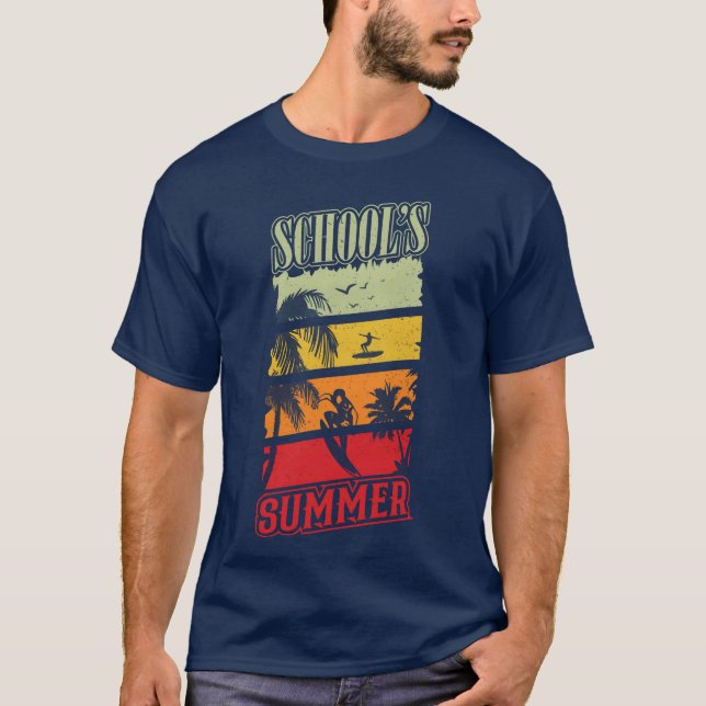 SCHULEN SOMMER Geschenk T-Shirt (Vorderseite)