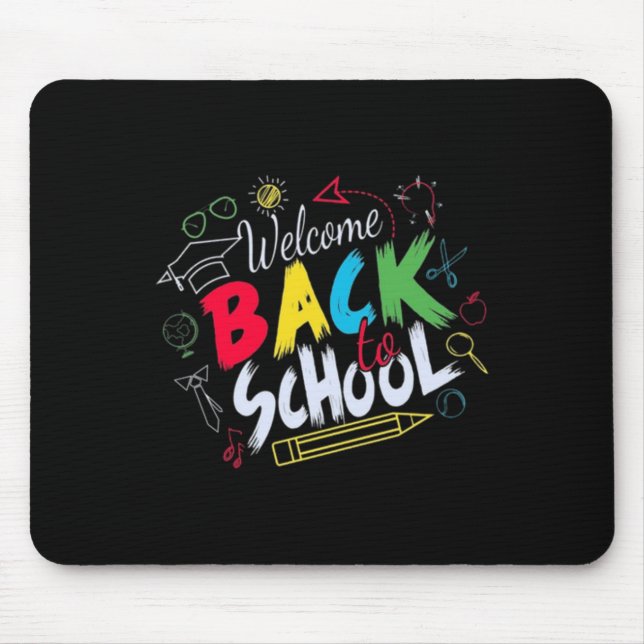 Schulen zurück mousepad (Vorne)