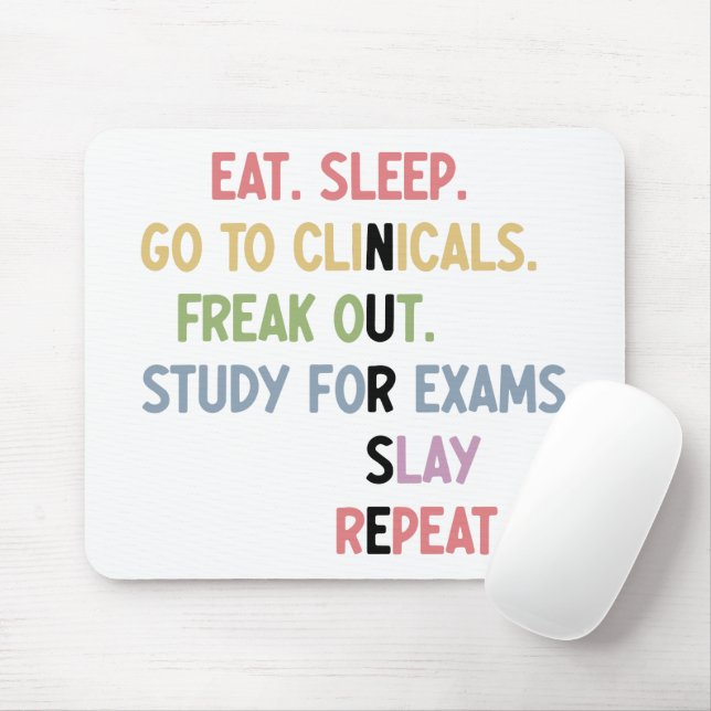 Schüler der Funny Nursing School Future Nurse Gesc Mousepad (Mit Mouse)