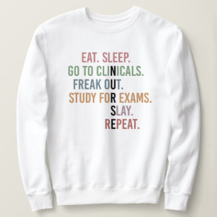 Schüler der Funny Nursing School Future Nurse Gesc Sweatshirt