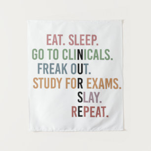 Schüler der Funny Nursing School Future Nurse Gesc Wandteppich