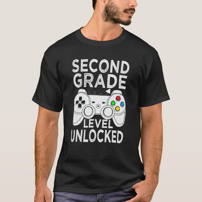 Schüler der zweiten Klasse hat den Level entsperrt T-Shirt (Vorderseite)