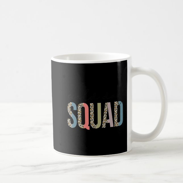 Schüler des Squad Lehrers erster letzter Schultag Kaffeetasse (Rechts)