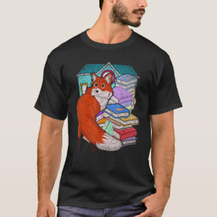 Schüler Kinder Wald Natur Tier Niedlich Fox T-Shirt