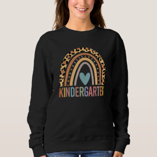 Schüler Lehrer Oh Hey Kindergarten Regenbogen Zurü Sweatshirt