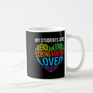 Schüler sind freundlich starkes Herz Autismus-Bewu Kaffeetasse