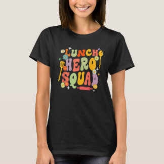 Schulessen Held Squad Funny Cafeteria Workers Gr T-Shirt