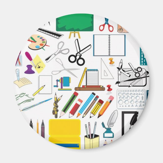 Schulfächer3 Magnet (Vorne)