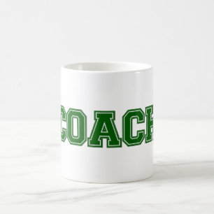 Schulfarben COACH Tasse, grün Kaffeetasse