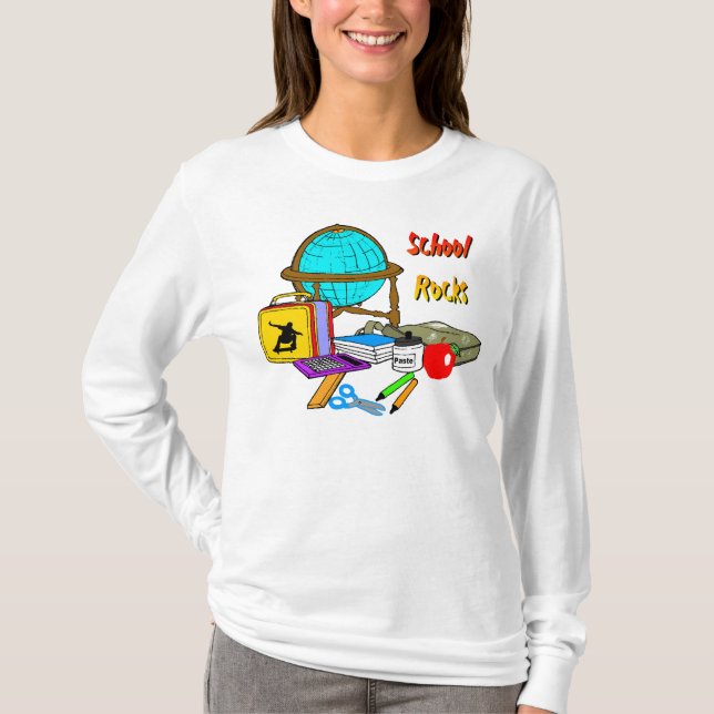 Schulfelsen - Schulbedarf T-Shirt (Vorderseite)