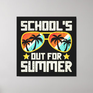 Schulferien sind im Sommer Leinwanddruck