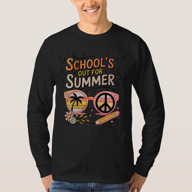 Schulferien T-Shirt (Vorderseite)