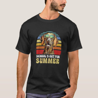 Schulferien Wirehaired Vizsla Hund Lehre T-Shirt