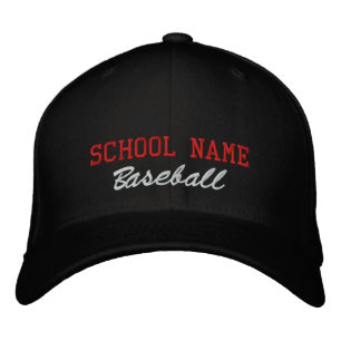Schulgeist Baseball - bestickter Hut