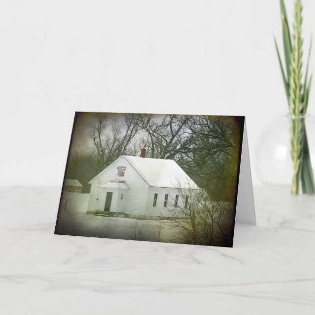 Schulhaus Karte (Vorderseite)