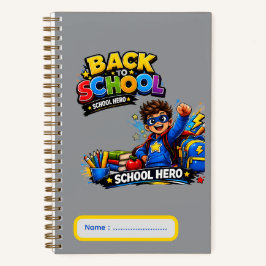 Schulheft für Kinder | Schulheld Notizbuch