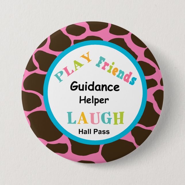 Schulhelfer-Hall-Durchlauf-Knopf Button (Vorderseite)