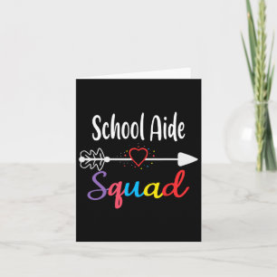 Schulhilfe für Squad Spaß Ck für Schullehrer Karte