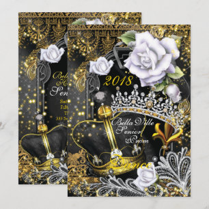 Schulhomecoming Prom Tanz Einladung