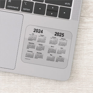 Schuljahreskalender 2024-2025 von Janz Transparent Aufkleber