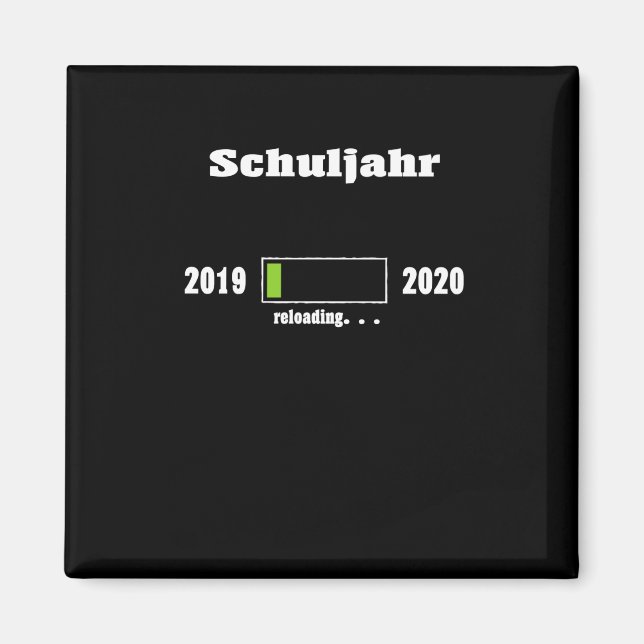 Schuljahrsklammer Magnet (Vorne)