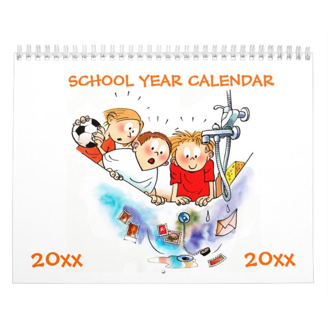 Schulkalender für Kinder Kalender (Titelbild)
