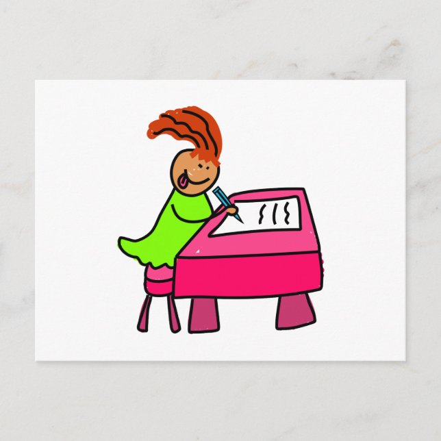 Schulkid Postkarte (Vorderseite)