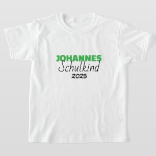 Schulkind 2026 - grün Einschulung T-Shirt