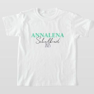 Schulkind 2026 - türkis   Einschulung T-Shirt