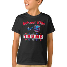 Schulkinder für TRUMP T - Shirt 1