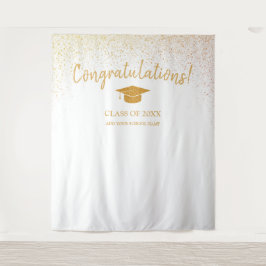 Schulklasse 2025 Abschluss im Hintergrund Wandteppich