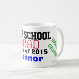 Schulklasse Abschluss Uni Ausblick Kaffeetasse