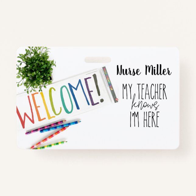 Schulkrankenhauspass Abzeichen, Regenbogen Ausweis (Vorderseite)