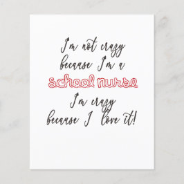 Schulkrankenpflege - Flyer, Papier, Notizblock, be Flyer