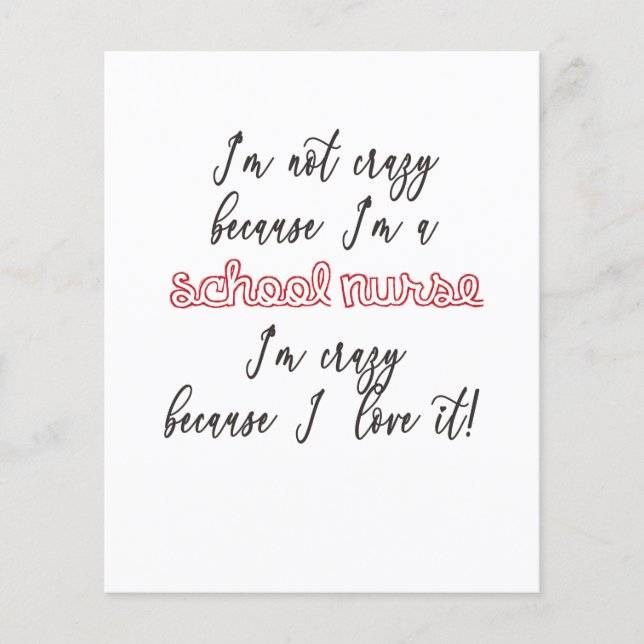 Schulkrankenpflege - Flyer, Papier, Notizblock, be Flyer (Vorne)